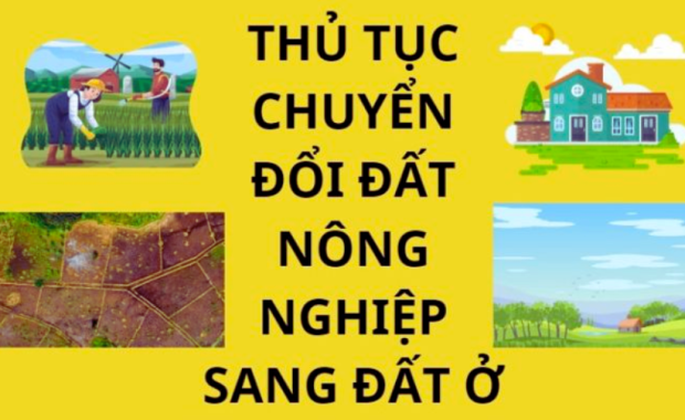 QUY TRÌNH CHUYỂN MỤC ĐÍCH SỬ DỤNG ĐẤT TỪ ĐẤT NÔNG NGHIỆP SANG ĐẤT Ở HOẶC ĐẤT TMDV